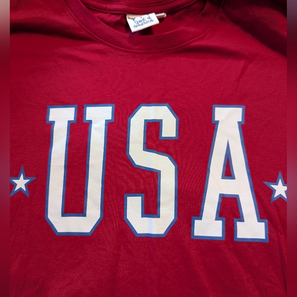 USA Spirit Of America Short Sleeve T Shirt Size Large BNWOT